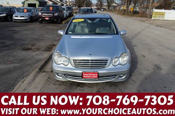 2007*MERCEDES-BENZ*C-CLASS*C280 LEATHER SUNROOF KYLS GOOD TIRES 930574 for sale in posen, IL – photo 2