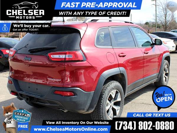 318/mo - 2016 Jeep Cherokee Trailhawk 4WD! 4 WD! 4-WD! - Easy for sale in Chelsea, MI – photo 9