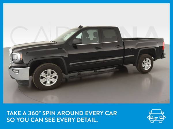 2018 GMC Sierra 1500 Double Cab SLE Pickup 4D 6 1/2 ft pickup Black for sale in Bowling Green , KY – photo 3