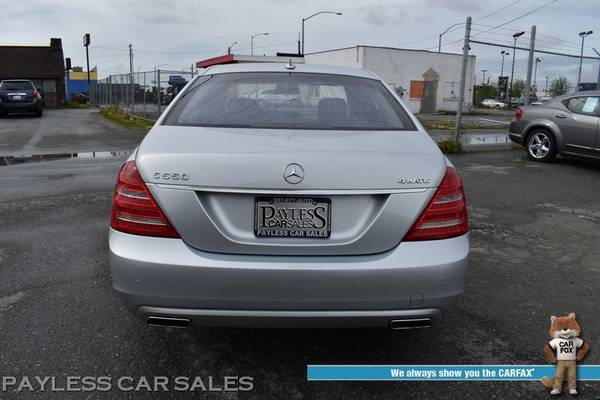 2012 Mercedes-Benz S 550 4Matic AWD / 4.6L Bi Turbo V8 / P2 Pkg -... for sale in Anchorage, AK – photo 4