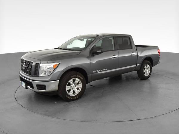 2019 Nissan Titan Crew Cab SV Pickup 4D 5 1/2 ft pickup Gray -... for sale in Syracuse, NY – photo 3