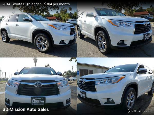 2014 Toyota Highlander FOR ONLY 332/mo! - - by dealer for sale in Vista, CA – photo 16