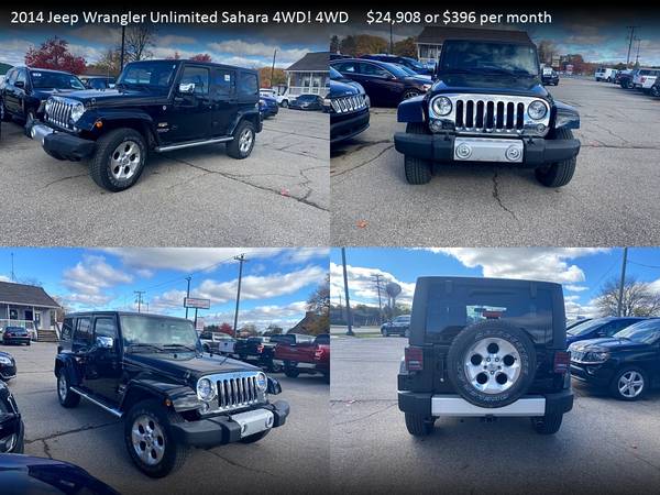 2016 Jeep Wrangler Unlimited Sahara 4WD! FOR ONLY $425/mo! - cars &... for sale in Brighton, MI – photo 8