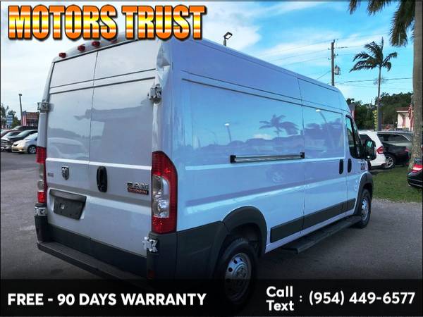 2017 Ram ProMaster Cargo Van 2500 High Roof 159" WB BAD CREDIT NO... for sale in Miami, FL – photo 7