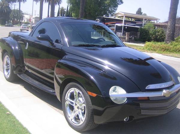 2005 chevrolet ssr convertible truck black - - by for sale in Los Angeles, CA – photo 2