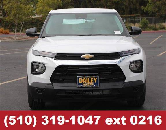 2021 Chevrolet TrailBlazer SUV LS - Chevrolet Summit White - cars for sale in San Leandro, CA – photo 3