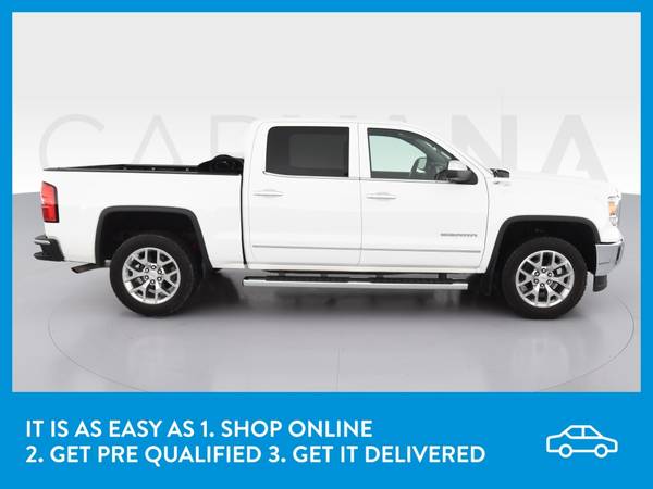 2015 GMC Sierra 1500 Crew Cab SLT Pickup 4D 5 3/4 ft pickup White for sale in Beaumont, TX – photo 10