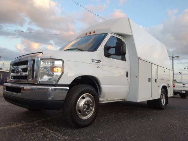 2012 FORD E350 CATAWAY PLUMBERS ELECTRICIAN CARGO DUALLY TRUCK FINANCE for sale in ARLINGTON TX 76011, TX – photo 2