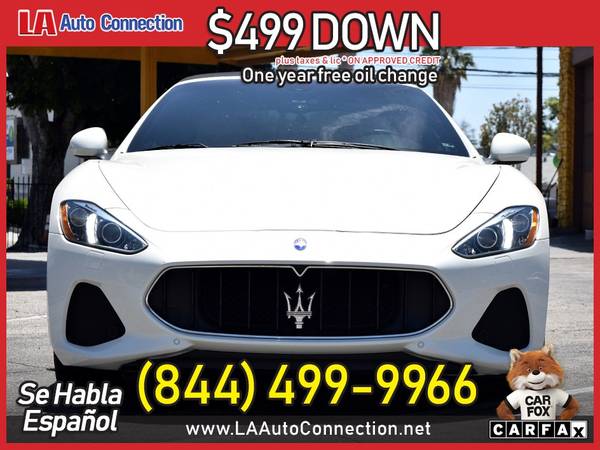 2018 Maserati *GranTurismo* *Convertible* *Sport* $1,641 /mo for sale in Van Nuys, CA – photo 4
