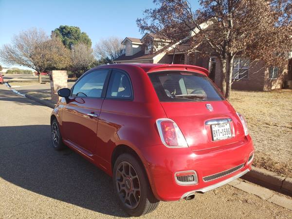 Beautiful 2012 Fiat 500 - Low Mile By Owner - cars & trucks - by... for sale in Lubbock, TX – photo 3