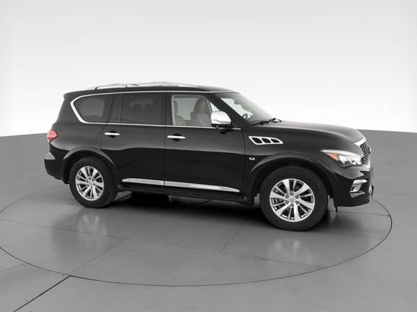 2016 INFINITI QX80 Sport Utility 4D suv Black - FINANCE ONLINE -... for sale in Washington, District Of Columbia – photo 14