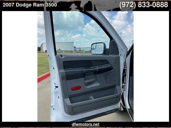 2007 Dodge Ram 3500 2WD Quad Cab SRW ST Diesel - cars & trucks - by... for sale in Lewisville, TX – photo 12
