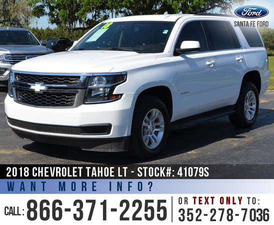 2018 Chevrolet Tahoe LT Remote Start, Camera, Leather Seats for sale in Alachua, AL – photo 3