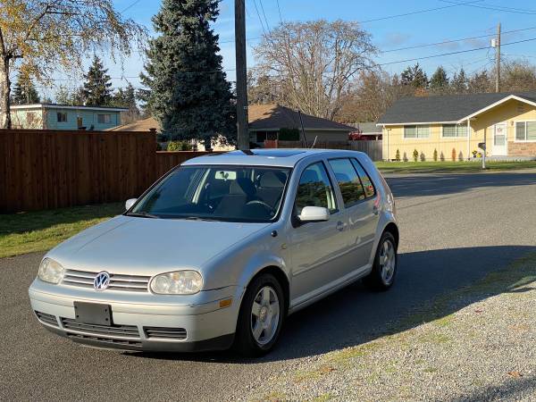 2001 Volkswagen golf five-speed manual runs good low miles - cars &... for sale in Lakewood, WA – photo 3