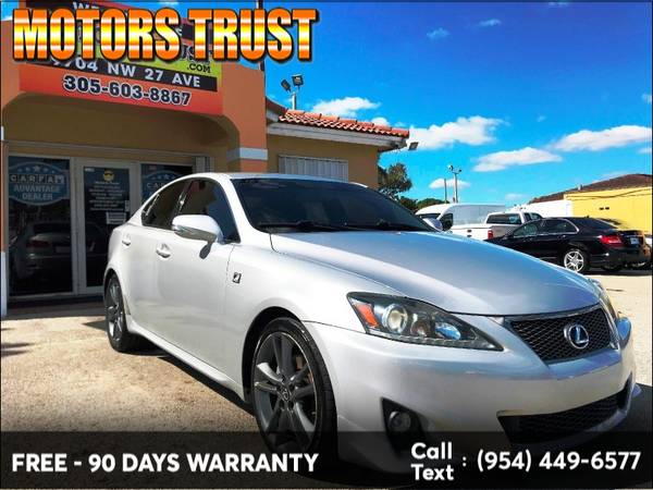 2011 Lexus IS 250 4dr Sport Sdn Auto RWD BAD CREDIT NO PROBLEM! for sale in Miami, FL – photo 8