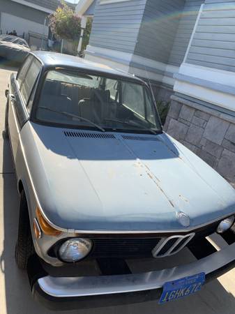 BLUE PLATE 1974 BMW 2002 WITH EXTRAS NEEDS RESTORATION - cars &... for sale in Ventura, CA – photo 3