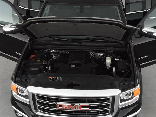 2014 GMC Sierra 1500 Double Cab SLT Pickup 4D 6 1/2 ft pickup BLACK - for sale in Chicago, IL – photo 4