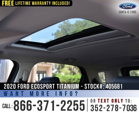 *** 2020 Ford EcoSport Titanium *** SAVE Over $5,000 off MSRP! -... for sale in Alachua, FL – photo 17