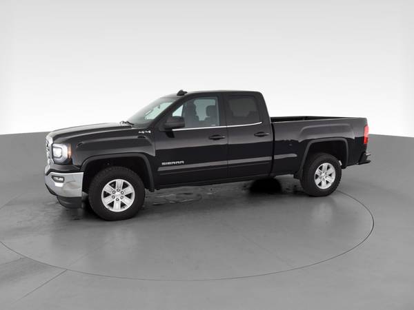 2018 GMC Sierra 1500 Double Cab SLE Pickup 4D 6 1/2 ft pickup Black... for sale in Harker Heights, TX – photo 4