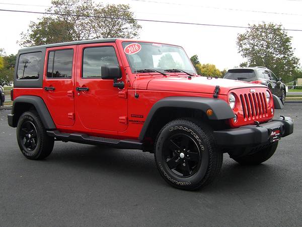► 2016 JEEP WRANGLER UNLIMITED SPORT - SHARP SUV with ONLY 27k MILES for sale in Feeding Hills, MA – photo 7