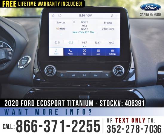 2020 FORD ECOSPORT TITANIUM 7, 000 off MSRP! for sale in Alachua, FL – photo 11