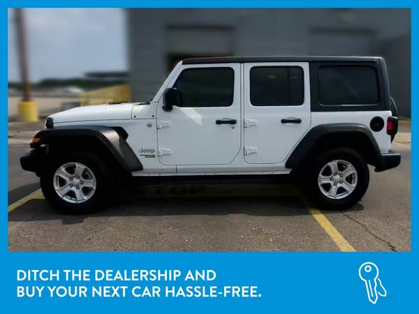 2019 Jeep Wrangler Unlimited Sport S Sport Utility 4D suv White for sale in Palmdale, CA – photo 4
