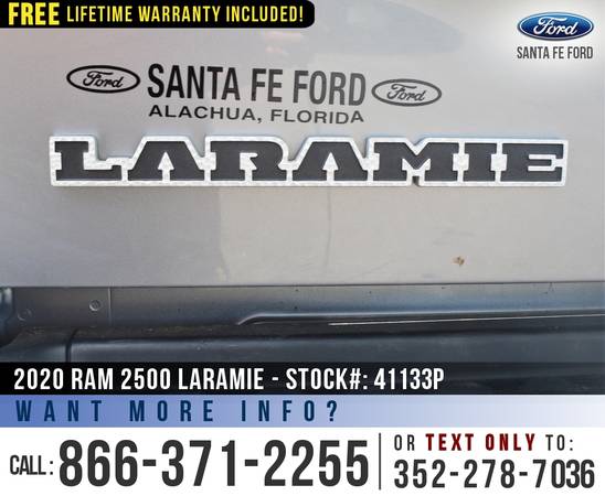 2020 Ram 2500 Laramie Touchscreen, Leather Seats, Camera for sale in Alachua, AL – photo 10