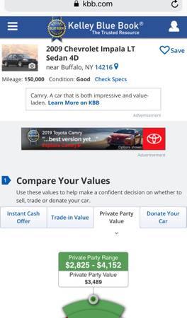 09’ Chevy Impala ****$2500 O.B.O**** for sale in Buffalo, NY – photo 2