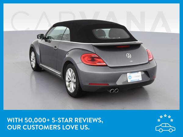 2013 VW Volkswagen Beetle TDI Convertible 2D Convertible Gray for sale in Covington, OH – photo 6