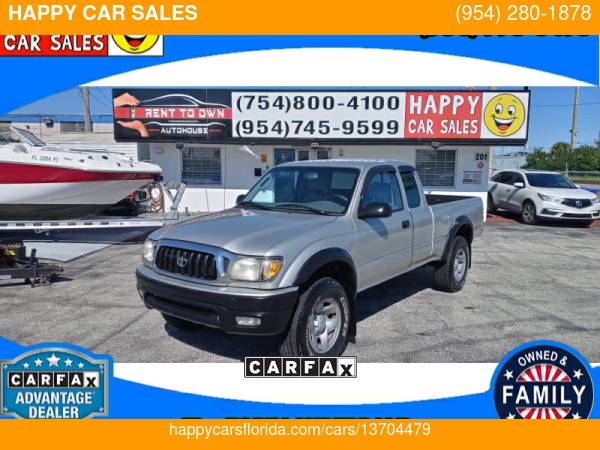 2003 Toyota Tacoma XtraCab Manual 4WD - cars & trucks - by dealer -... for sale in Fort Lauderdale, FL