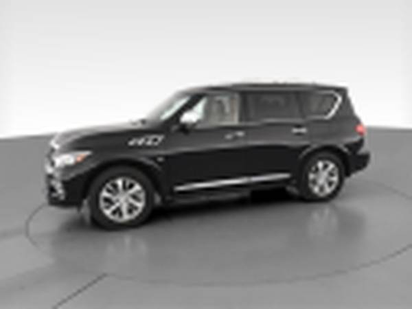 2016 INFINITI QX80 Sport Utility 4D suv Black - FINANCE ONLINE -... for sale in Washington, District Of Columbia – photo 4