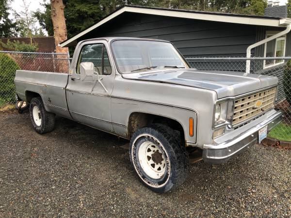 Price Dropped 1975 3/4 ton Chevy Scottsdale - - by for sale in Edmonds, WA – photo 11