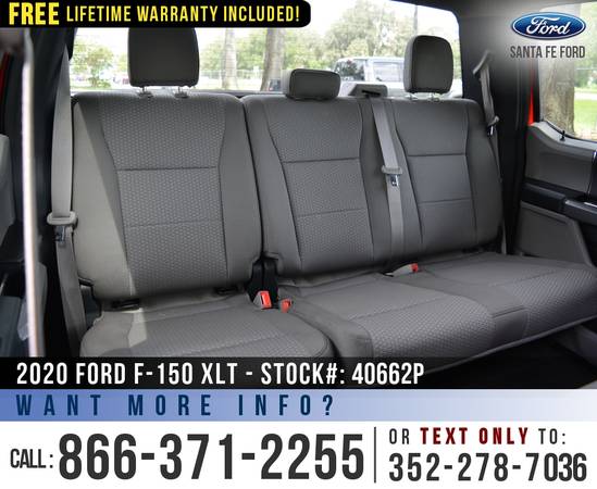 *** 2020 FORD F150 XLT 4WD *** FordPass Connect - Bluetooth - SIRIUS... for sale in Alachua, GA – photo 18