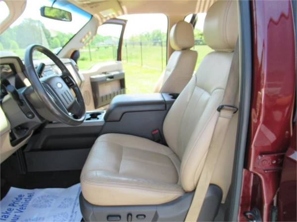 2012 FORD F250 SUPER DUTY LARIAT, Burgundy APPLY ONLINE for sale in Summerfield, TN – photo 5