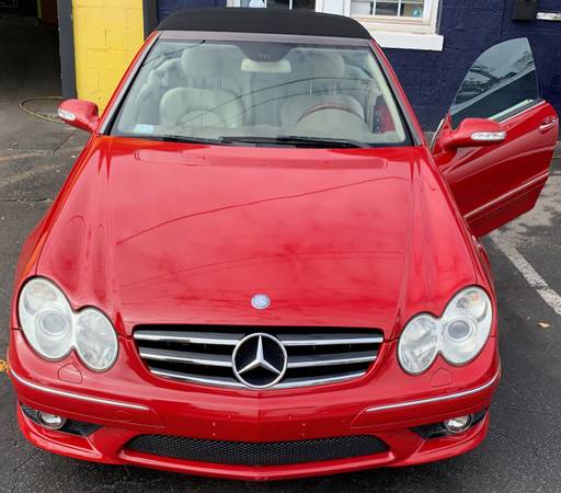 2007 Mercedes-Benz CLK550 - Soft top Convertible - Red for sale in Lexington, KY – photo 2