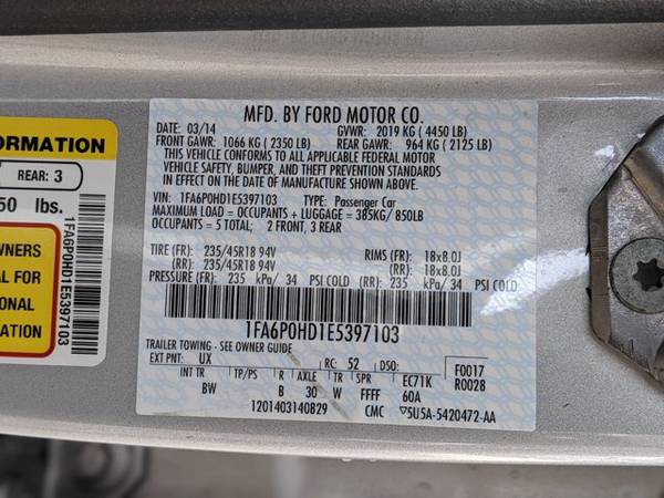 2014 Ford Fusion SE SKU: E5397103 Sedan - - by dealer for sale in Frisco, TX – photo 23
