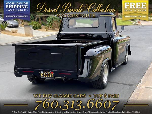 1955 Chevrolet 3100 short bed step side AC Resto Mod Pickup LOADED for sale in Palm Desert, NY – photo 12
