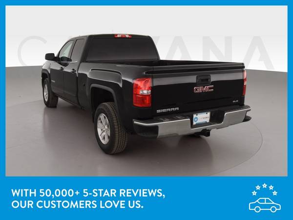 2018 GMC Sierra 1500 Double Cab SLE Pickup 4D 6 1/2 ft pickup Black for sale in Charlotte, NC – photo 6