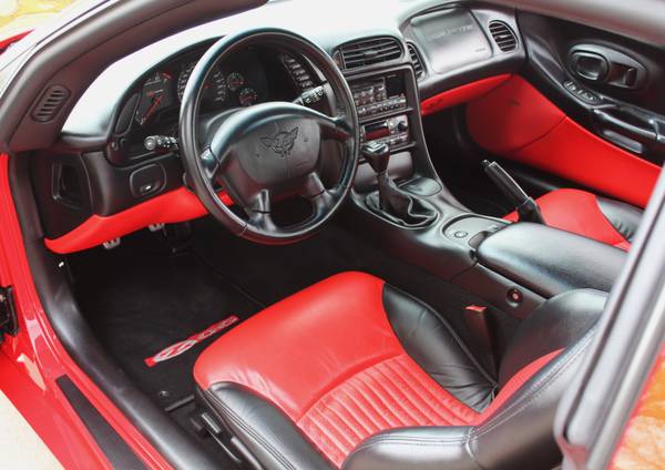 2001 Corvette Z06, Red/Red, time capsule, only 7K miles! - cars & for sale in Janesville, WI – photo 4