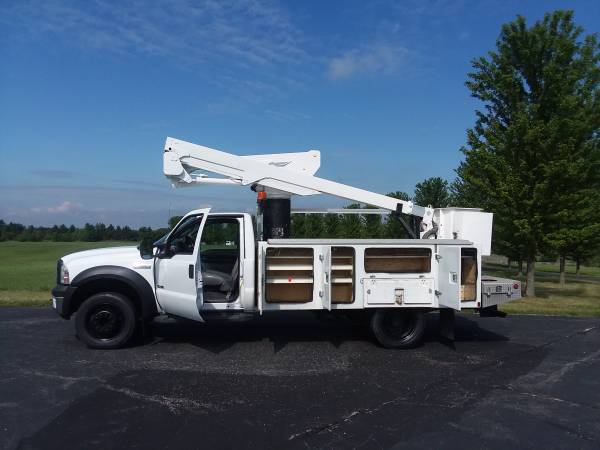 42' 2006 Ford F550 Diesel Versalift Bucket Boom Lift Service Truck for sale in Hampshire, MN – photo 4