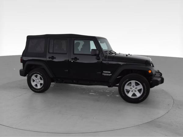 2017 Jeep Wrangler Unlimited Sport SUV 4D suv Black - FINANCE ONLINE... for sale in Youngstown, OH – photo 14