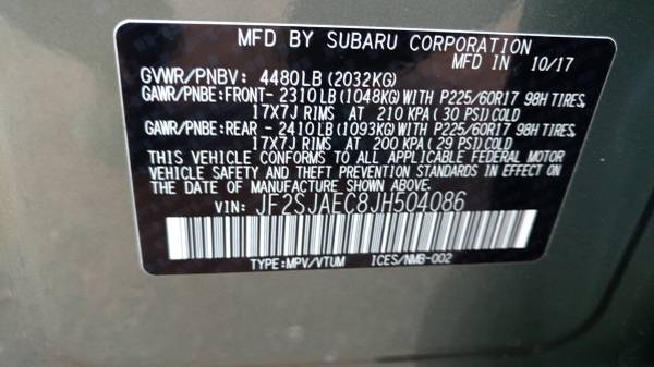 2018 Subaru Forester Premium for sale in Ironwood, WI – photo 11