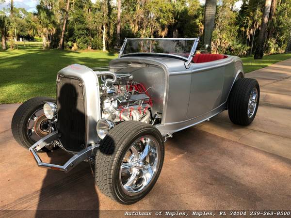1932 Ford Roadster Hot Rod, less than 2,000 miles since build! Head tu for sale in Naples, FL – photo 7