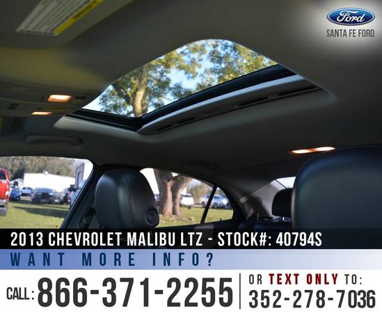 *** 2013 Chevrolet Malibu LTZ *** Remote Start - Camera - Sunroof -... for sale in Alachua, FL – photo 19