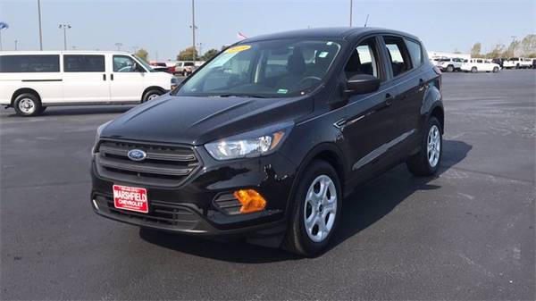 2019 Ford Escape S suv Black - cars & trucks - by dealer - vehicle... for sale in Marshfield, MO – photo 3