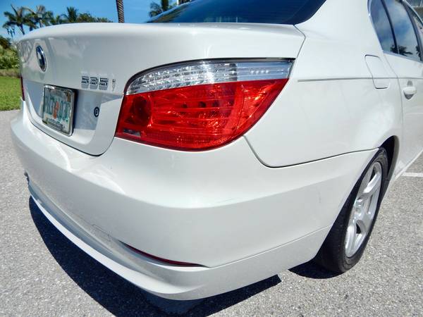 2008 BMW 535i AUTO WHITE FULLY LOADED CLEAN FLA TITLE LOW MILES NICE for sale in Lake Park, FL – photo 4