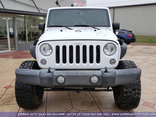 2016 JEEP WRANGLER UNLIMITED SPORT/4X4/65K MILES/ WHITE/ WE... for sale in Tyler, TX – photo 2