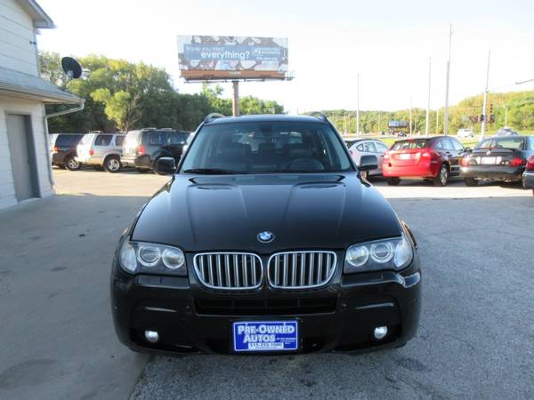 2007 BMW X3 Sport AWD - Auto/Leather/Roof/Wheels/Navigation - SHARP!! for sale in Des Moines, IA – photo 3
