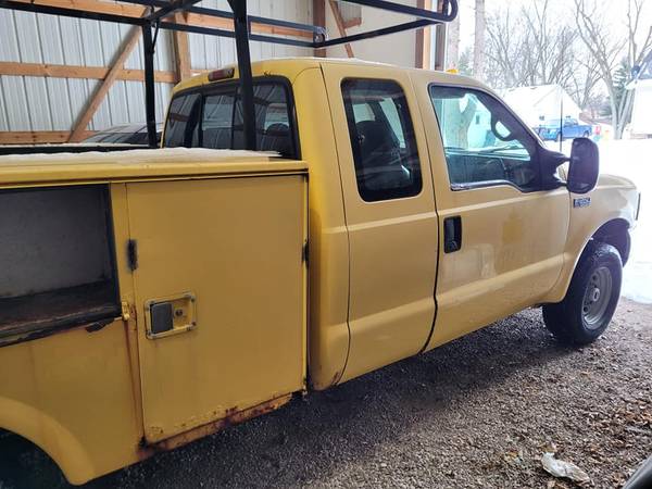 2002 FORD F250SD 4x4 7 3L DIESEL EXT CAB WITH PLOW MOUNT/UTILITY BED for sale in Fox_Lake, WI – photo 5