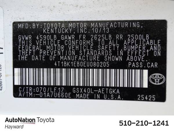 2014 Toyota Avalon XLE Premium SKU:EU080205 Sedan for sale in Hayward, CA – photo 16